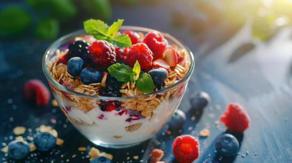 Leichtes Frühstück zum Einstieg in die Aufbauzeit.